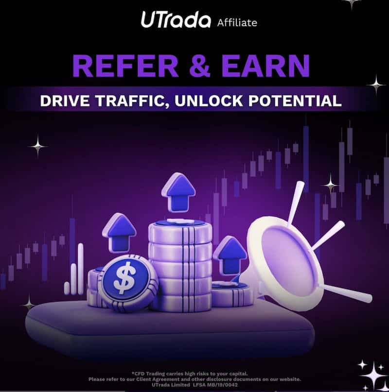 UTrada Announces Affiliate Program with Rewards of Up to $1,500 Per Referral